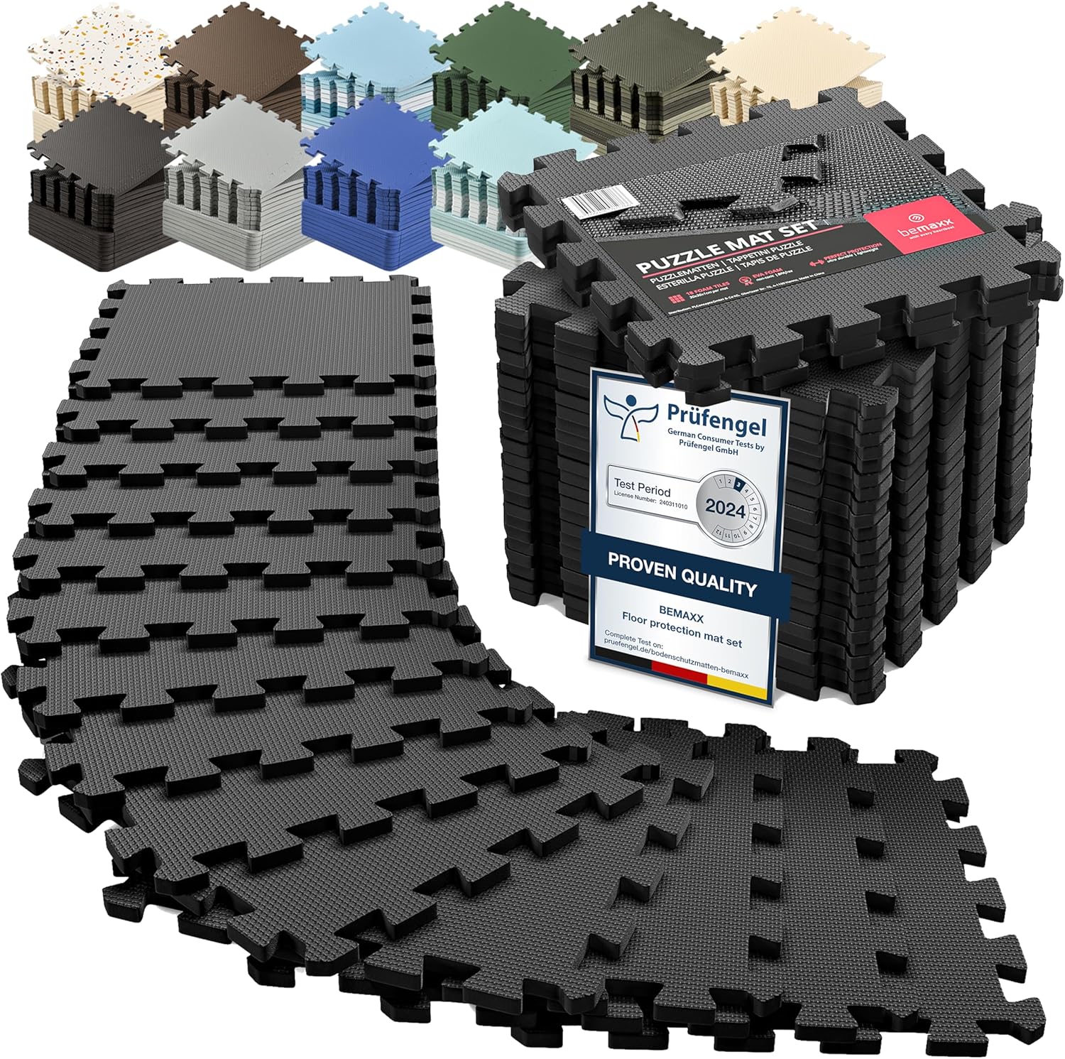 Tapis tatami puzzle en mousse EVA dalles