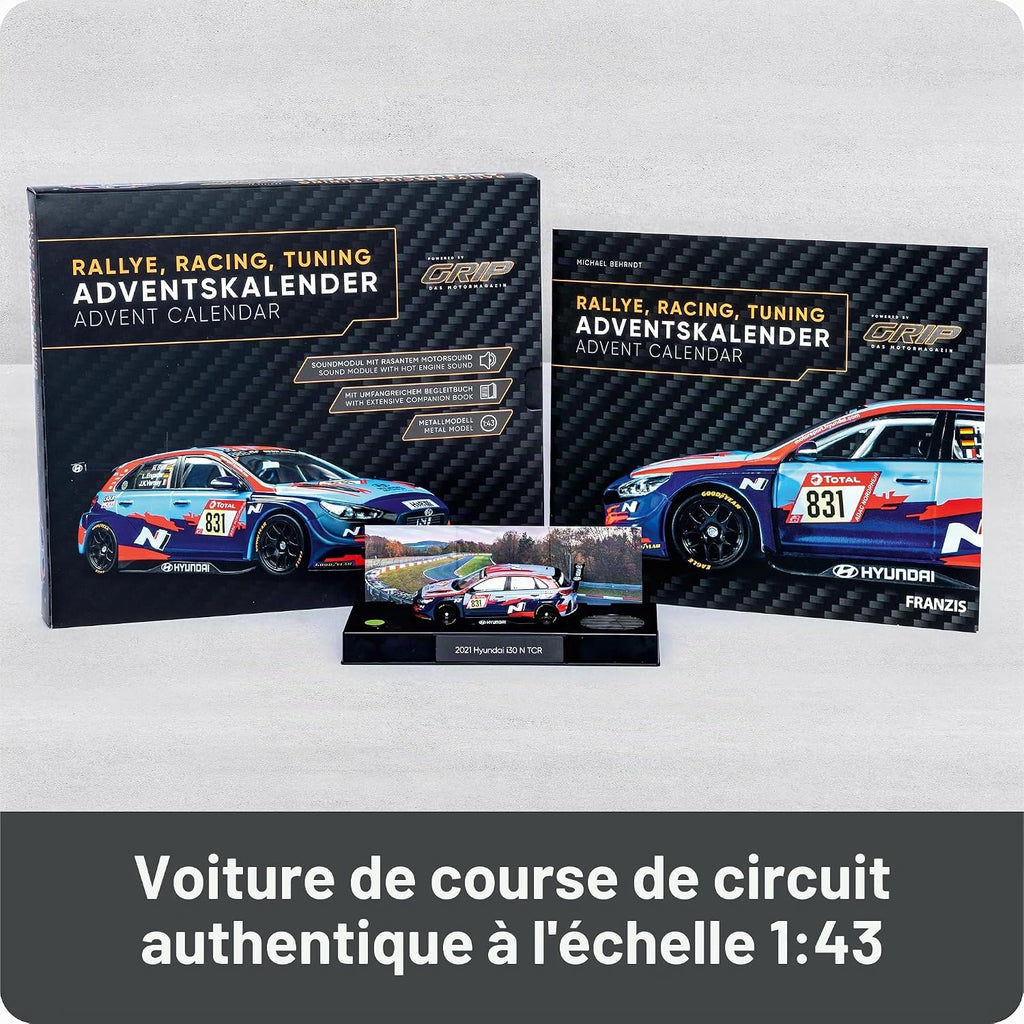 Calendrier Franzis GRIP et maquette Hyundai i30 N TCR 1:43