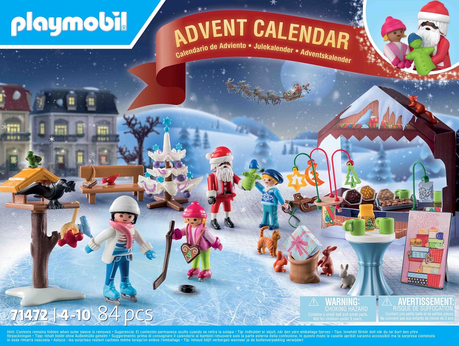 Calendrier de l’Avent Playmobil Marché de Noël