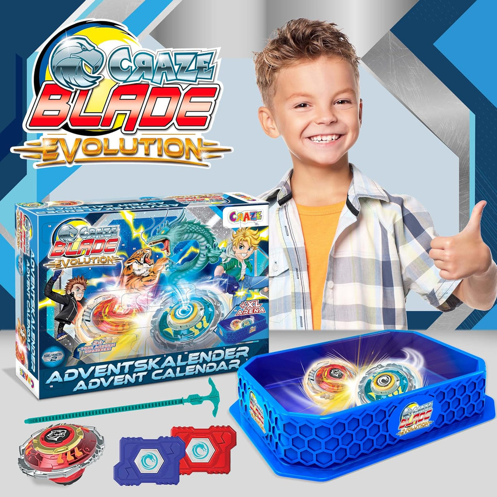 Calendrier de l'Avent Craze Blade Evolution toupies de combat