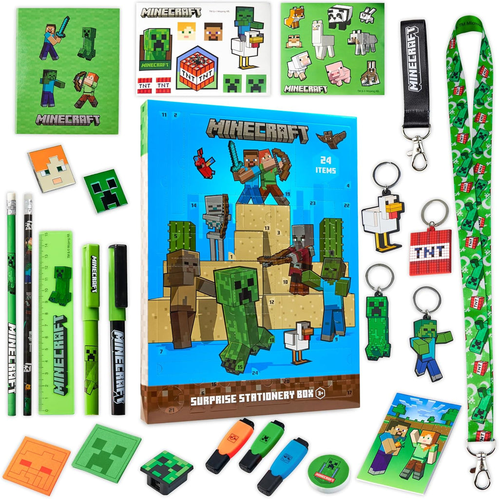 Calendrier de l’Avent Minecraft Creeper 2025