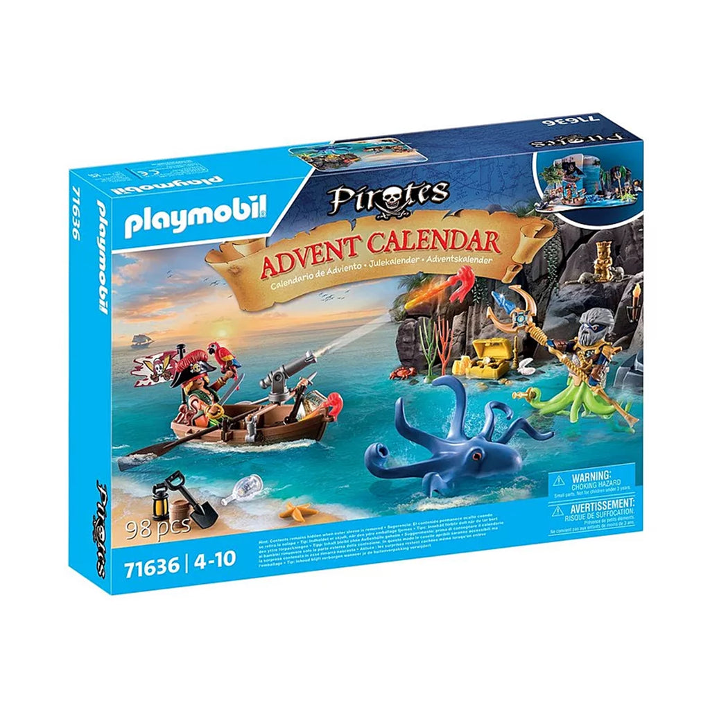 Calendrier de l'Avent Playmobil Pirates 71636 – 24 surprises, 98 pièces
