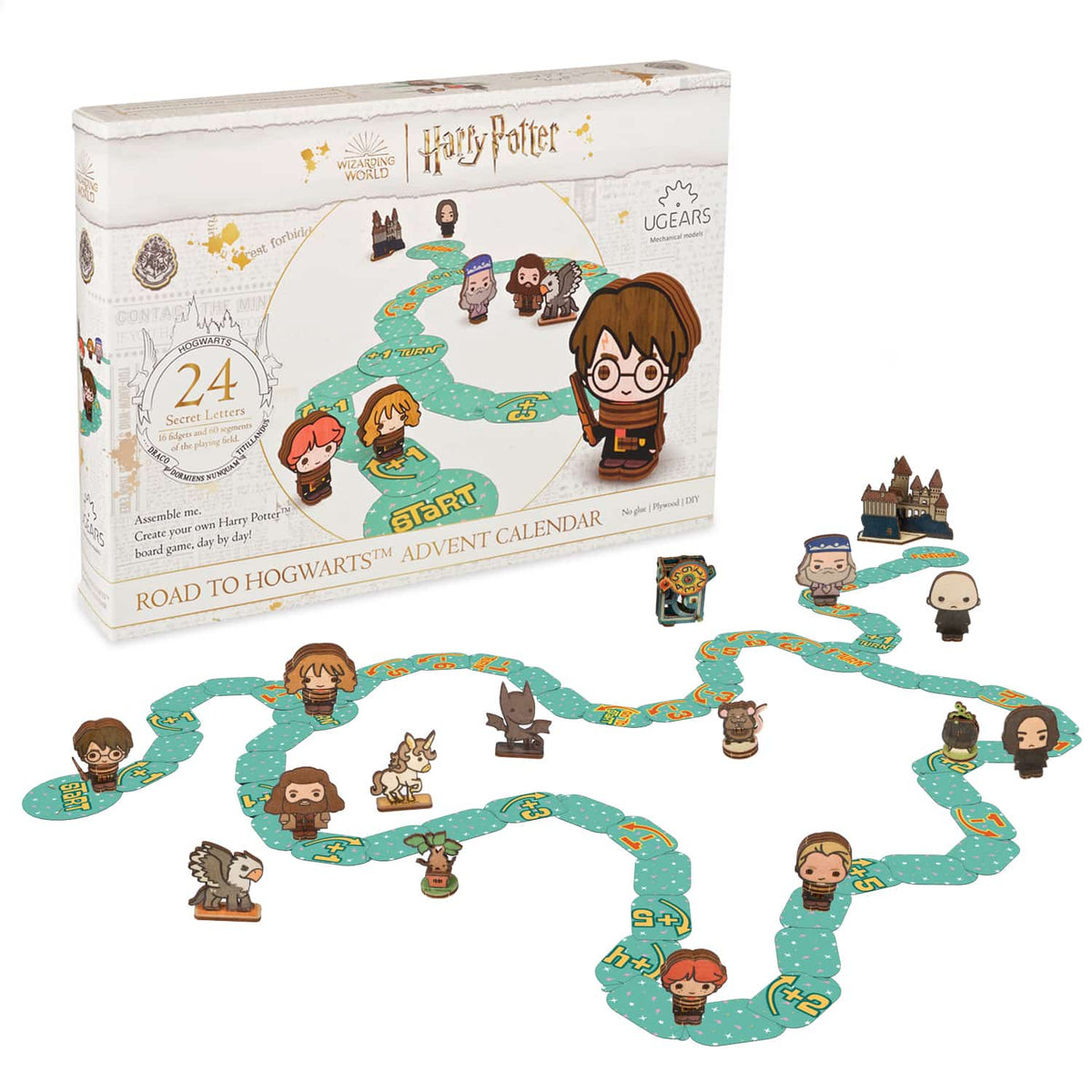 Calendrier de l’Avent Ugears Route vers Poudlard – Harry Potter, 24 maquettes en bois