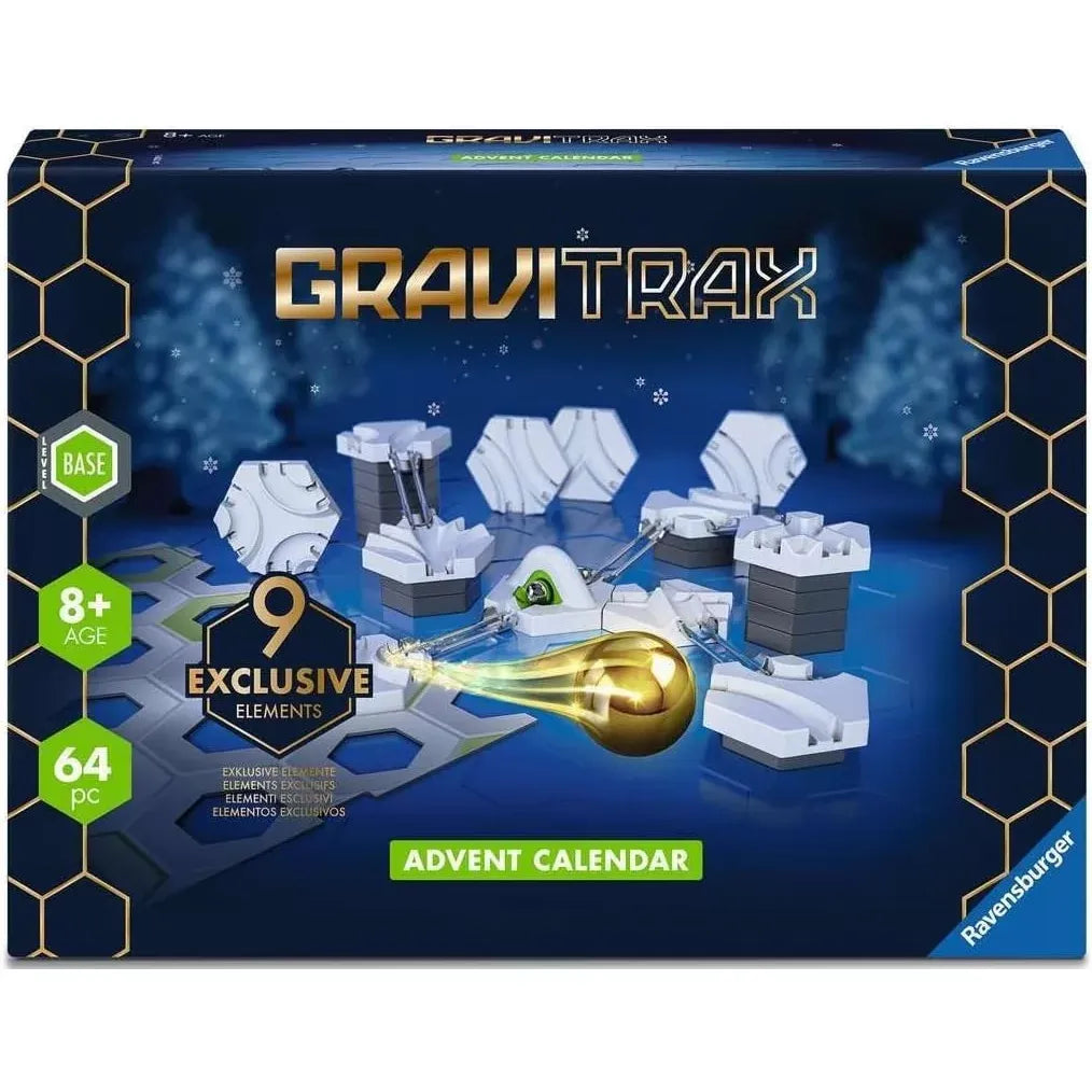 Calendrier de l’Avent Ravensburger GraviTrax – 24 cases, 64 pièces (8-12 ans)