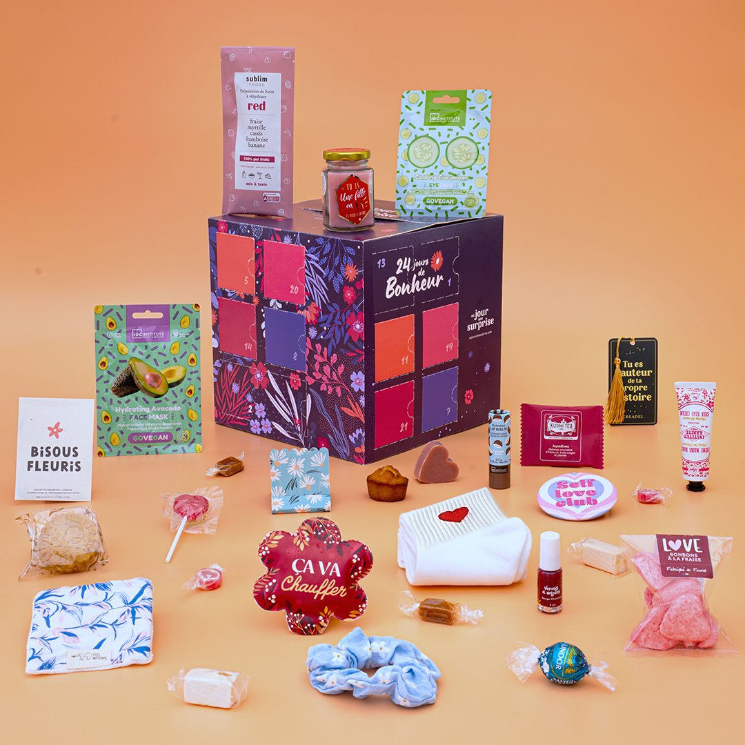 Calendrier de l'Avent femme Un Jour Une Surprise 24 douceurs, soins et cocooning