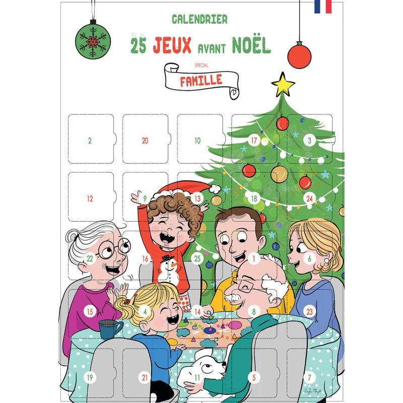 Calendrier de l'Avent Calendrier Évènement 25 jours