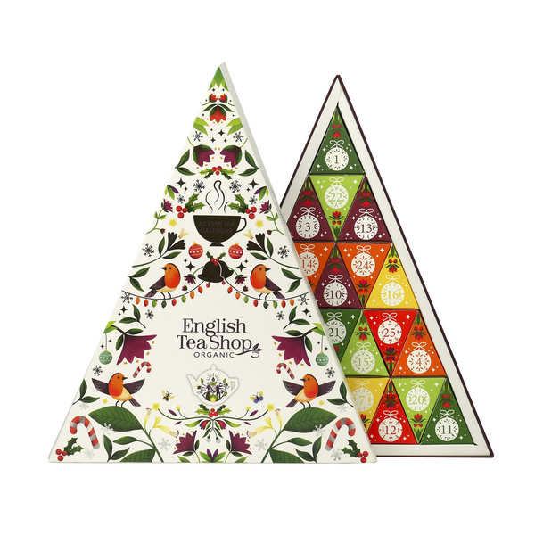 Calendrier de l'Avent English Tea Shop Triangles – 25 thés et infusions bio – photo 1