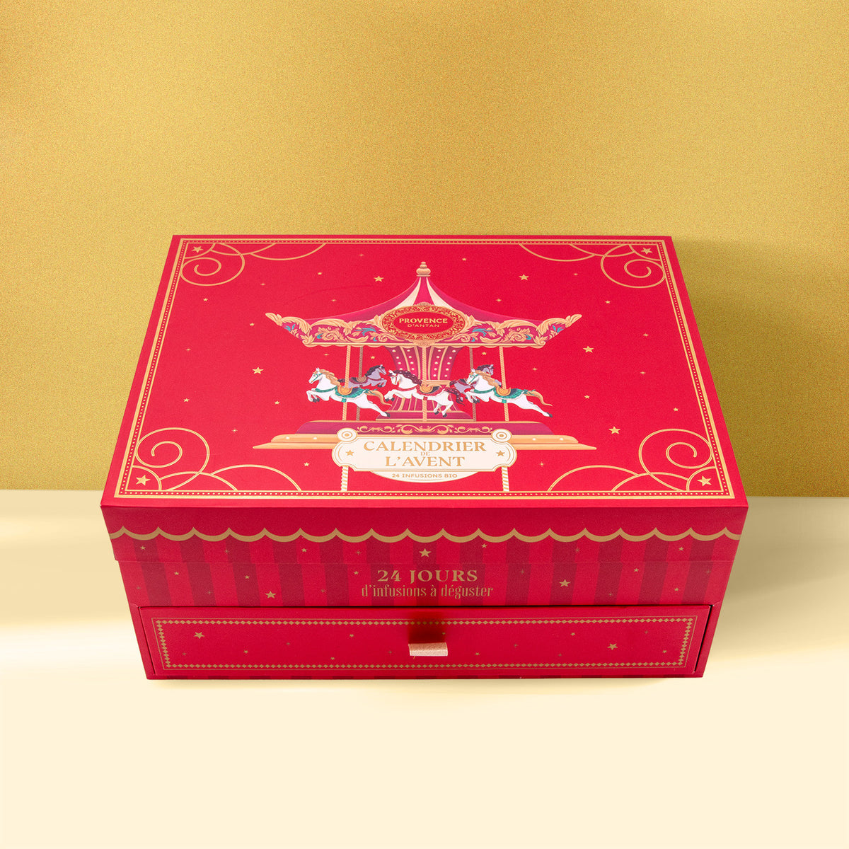 Calendrier de l'Avent Provence d'Antan – 24 infusions bio, coffret carrousel