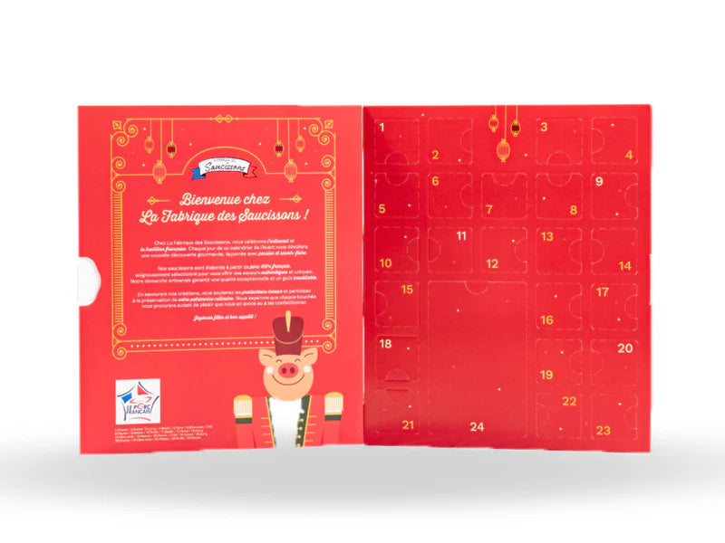 Calendrier de l’Avent Saucisson 2025 : l’Avent version apéro