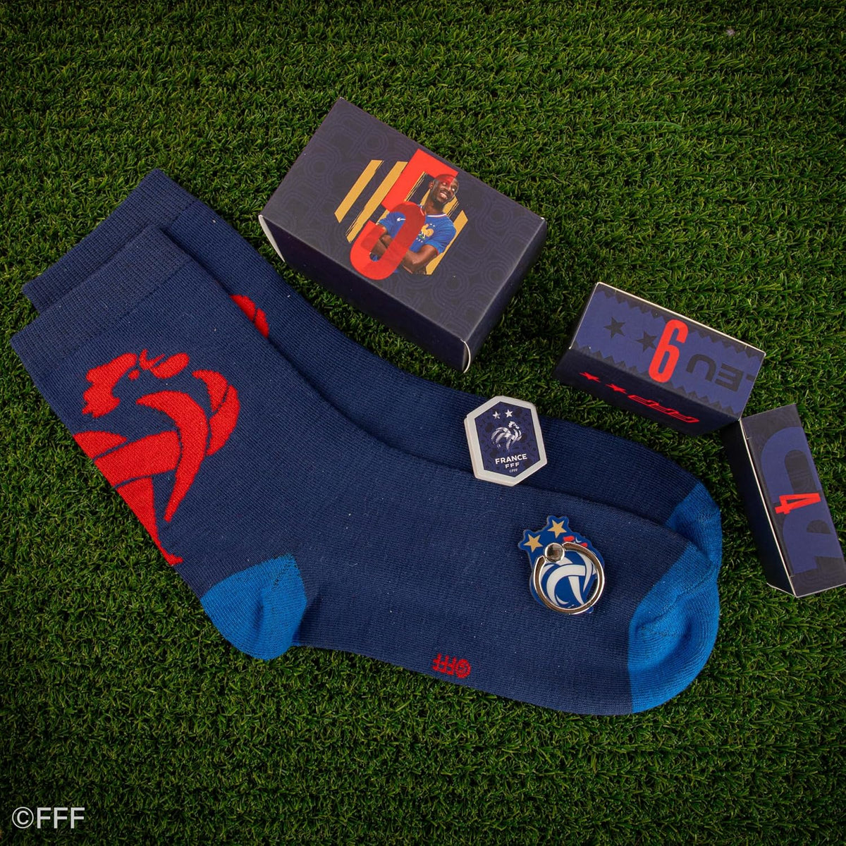 Calendrier de l'Avent Équipe de France Deluxe Cinereplicas – boîte maillot