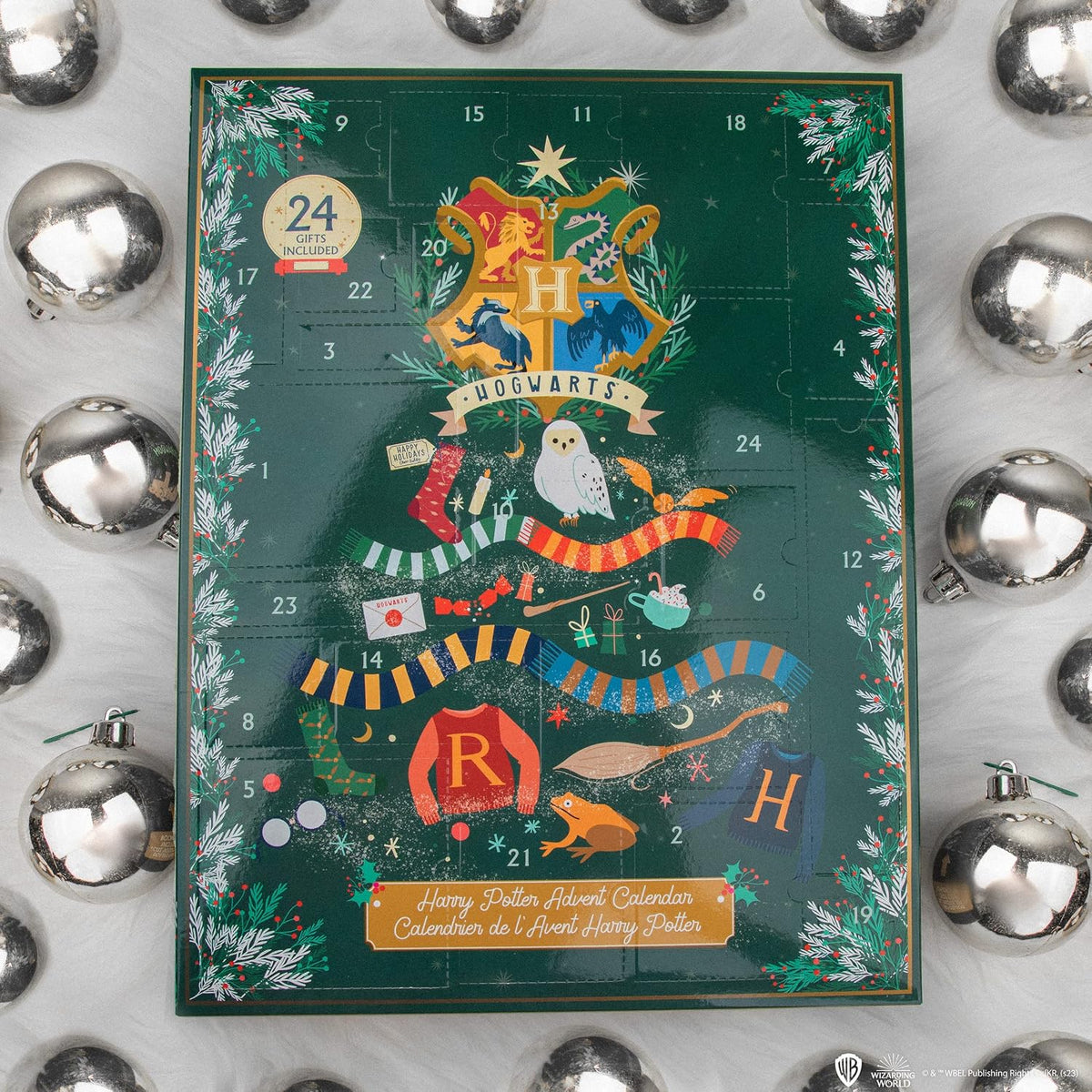 Calendrier de l'Avent Harry Potter Classique Cinereplicas – boîte face