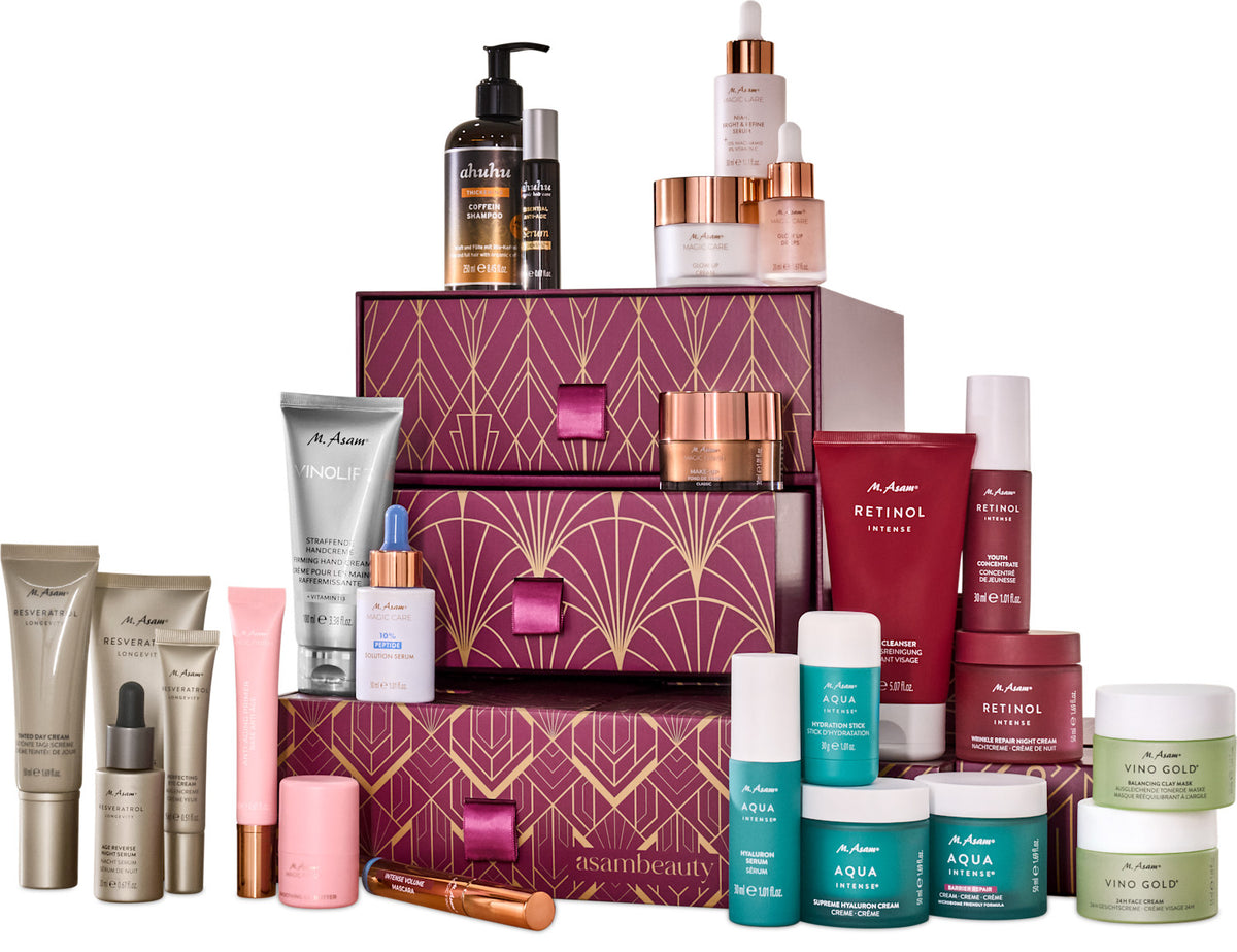 Calendrier de l'Avent M. Asam Premium 2026 – face