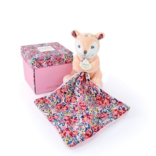 Animal en peluche Doudou et Compagnie Pantin Faon avec Doudou