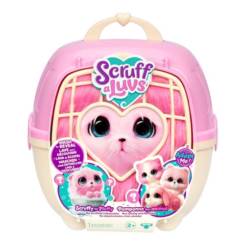 Animal en peluche Scruff A Luvs Boule de poils Rose