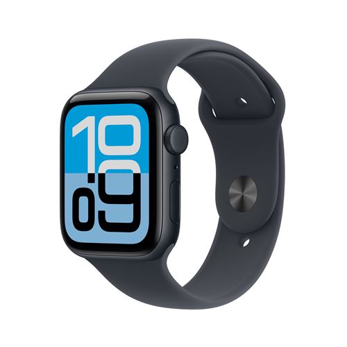 Apple Watch SE 3 GPS + Cellular 44mm Boitier en Aluminium Minuit avec Bracelet Sport Minuit M/L