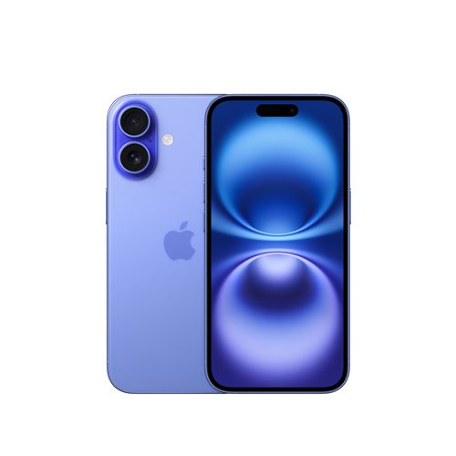 Apple iPhone 16 6,1 pouces 5G 128 Go Double SIM Outremer