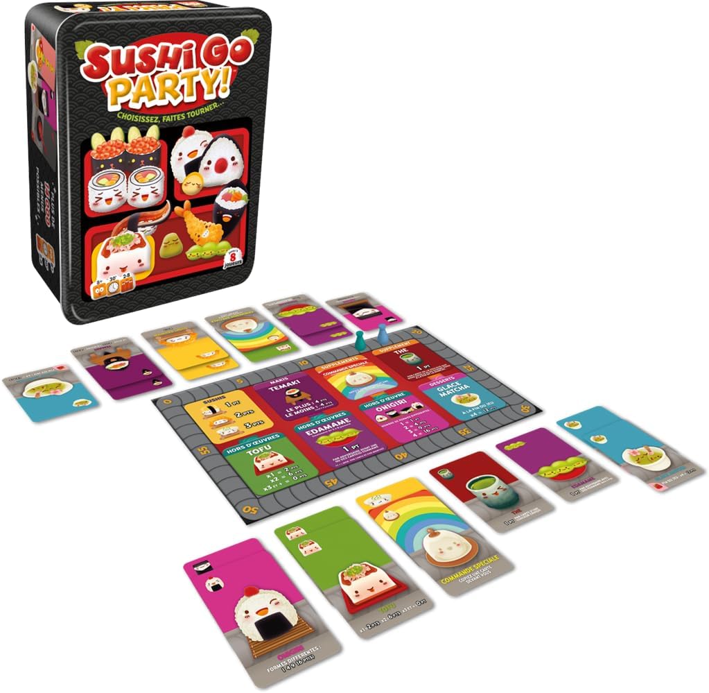 Sushi Go Party! : le jeu de cartes stratégique et amusant