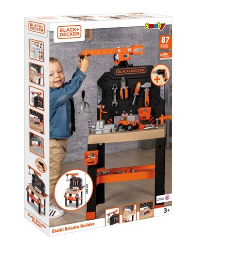 Atelier de bricolage Smoby Black + Decker Etabli Bricolo Builder