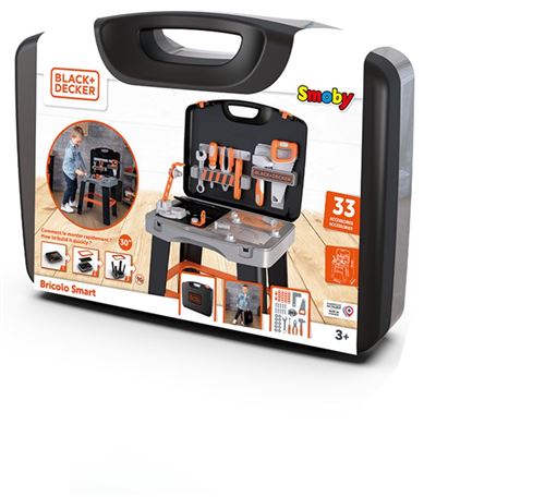 Atelier de bricolage Smoby Black + Decker Etabli Bricolo Smart