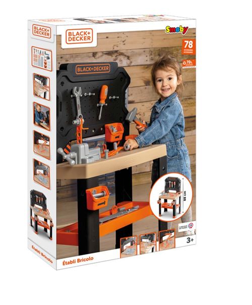 Atelier de bricolage Smoby Black + Decker Etabli Bricolo
