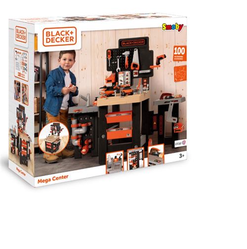 Atelier de bricolage Smoby Black + Decker Mega Center