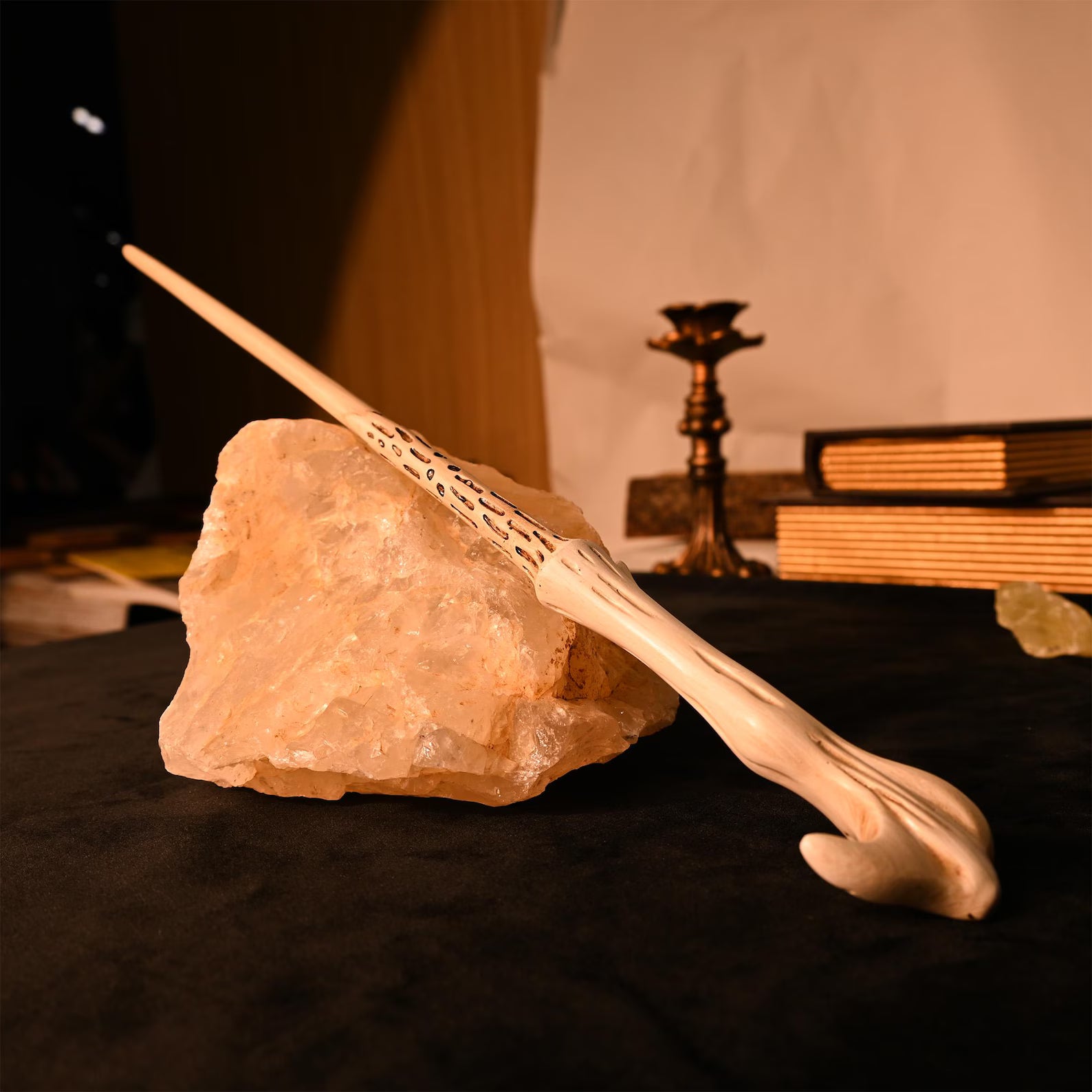 Baguette de sorcier personnalisée avec boîte - 30 styles au choix