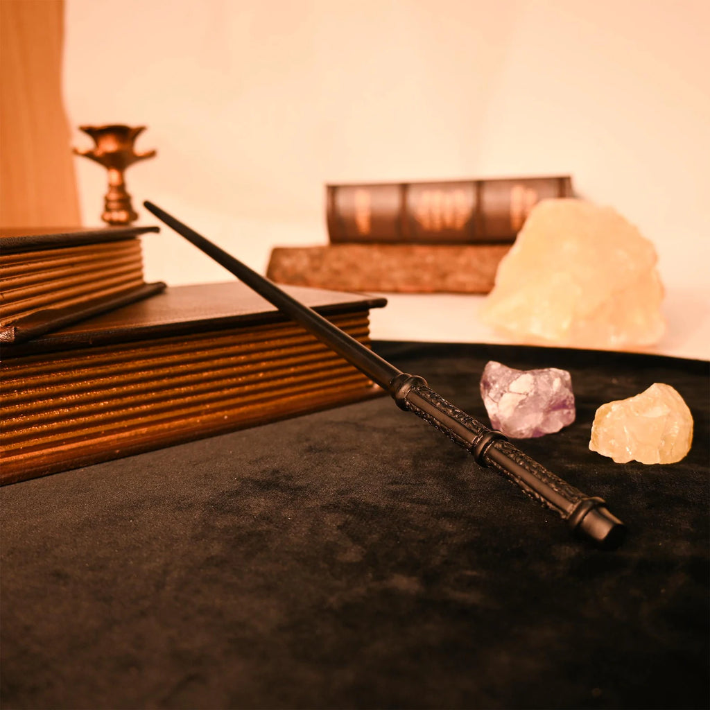 Baguette de sorcier personnalisée avec boîte - 30 styles au choix