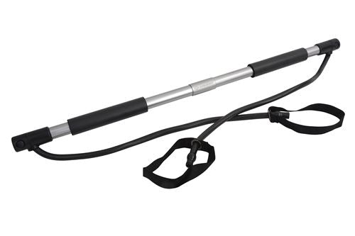 Barre de gymnastique Schildkrot Fitness Noir et Argent