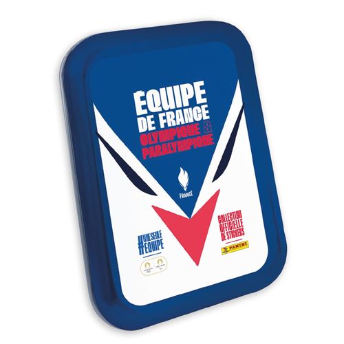 Boîte métal Panini Pocket 10 pochettes et 2 cartes EL Jeux Olympiques 2024