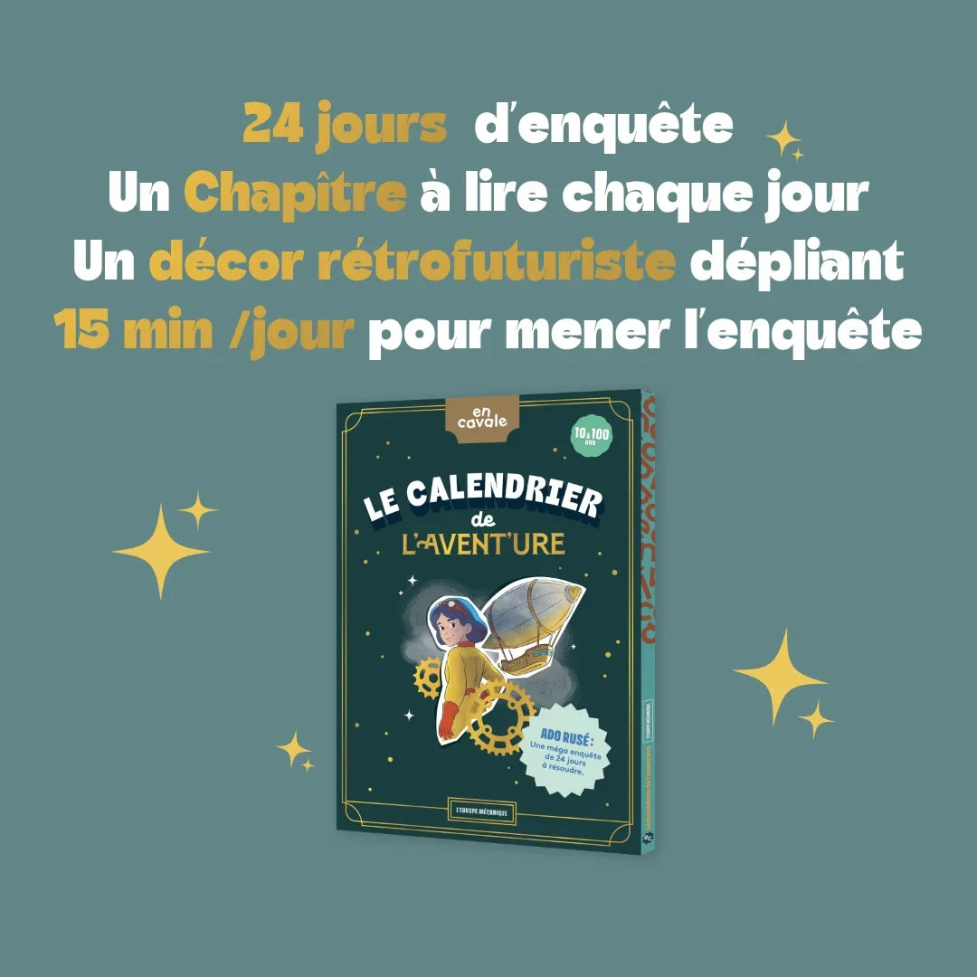 Calendrier de l'Avent En Cavale 2026 – Aventure Europe Mécanique (10-14 ans) – photo 3