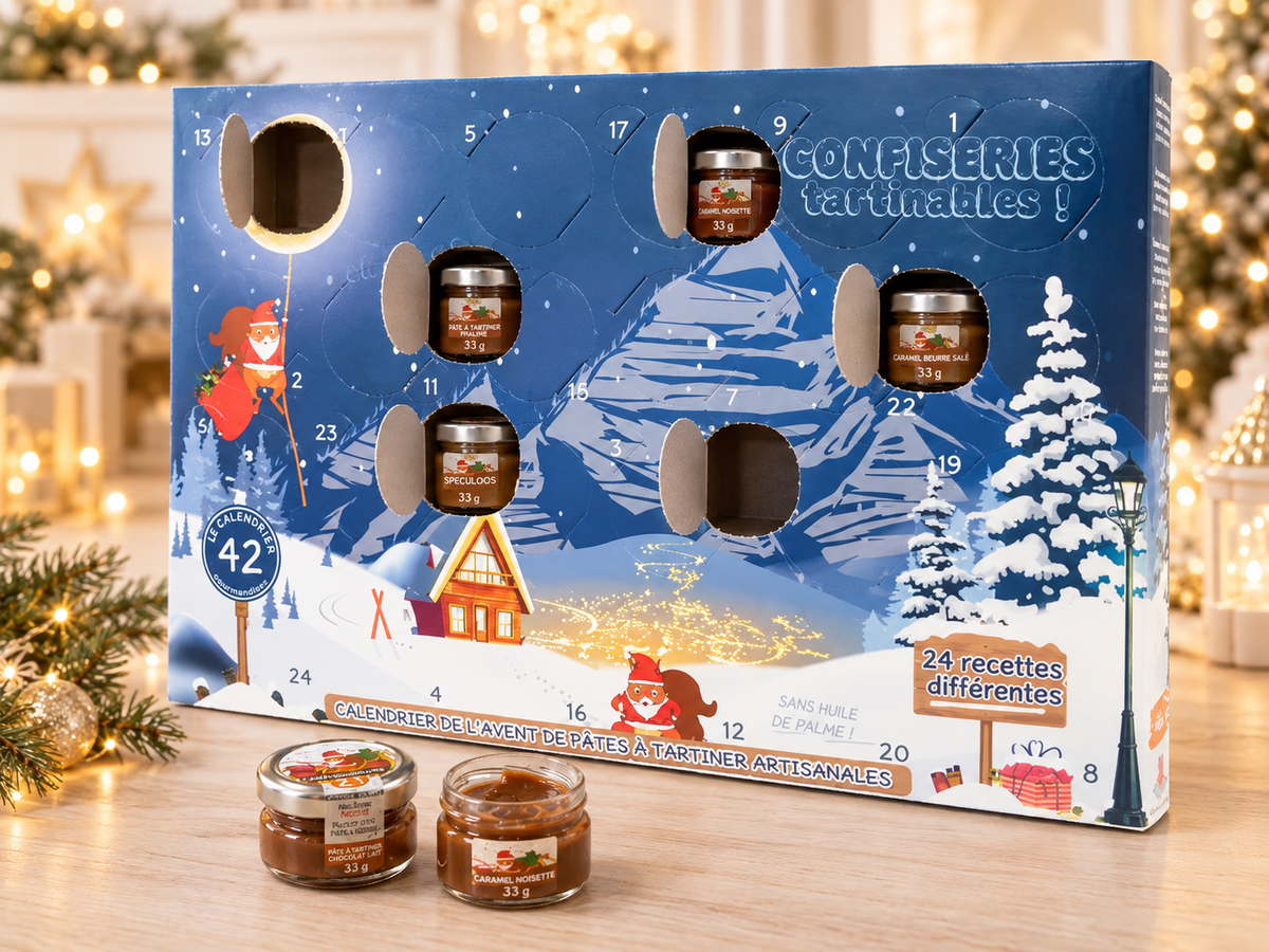 Calendrier de l'Avent Pâte à Tartiner Maître Artisan Chocolatier 2026 Charles Chocolartisan