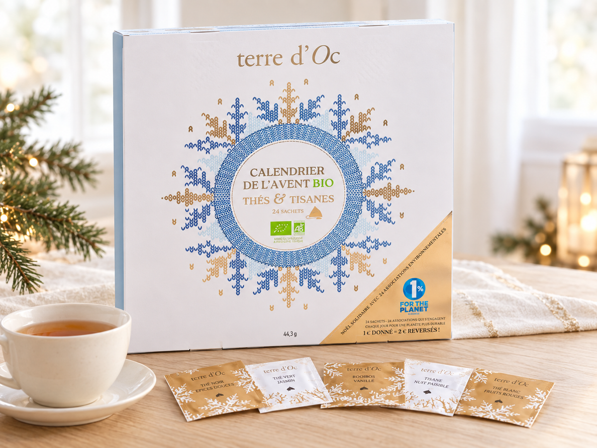 Calendrier de l'Avent Terre d'Oc Thés & Tisanes BIO 2026 – photo 2