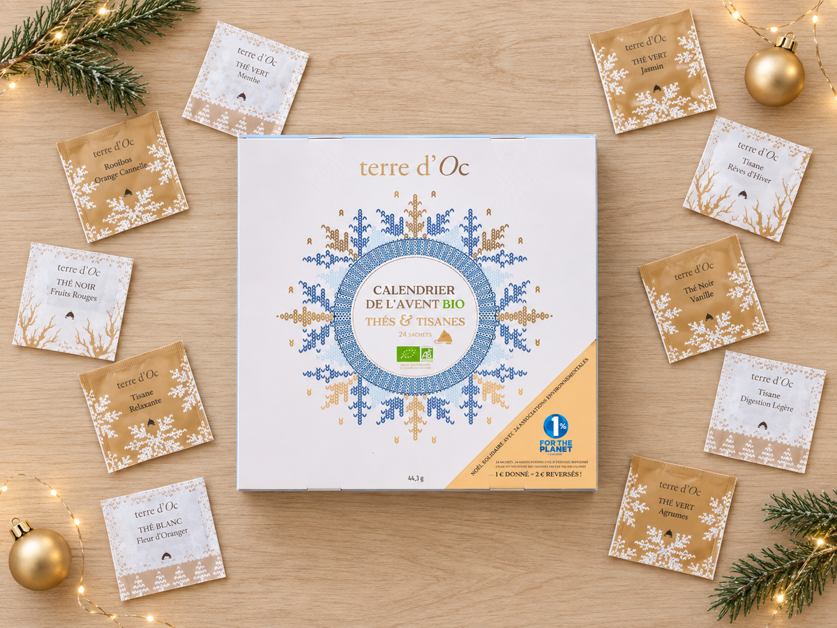 Calendrier de l'Avent Terre d'Oc Thés & Tisanes BIO 2026 – photo 4