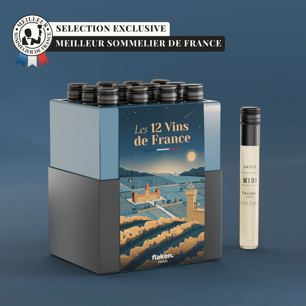 Coffret dégustation Les 12 Vins de France - Flakon