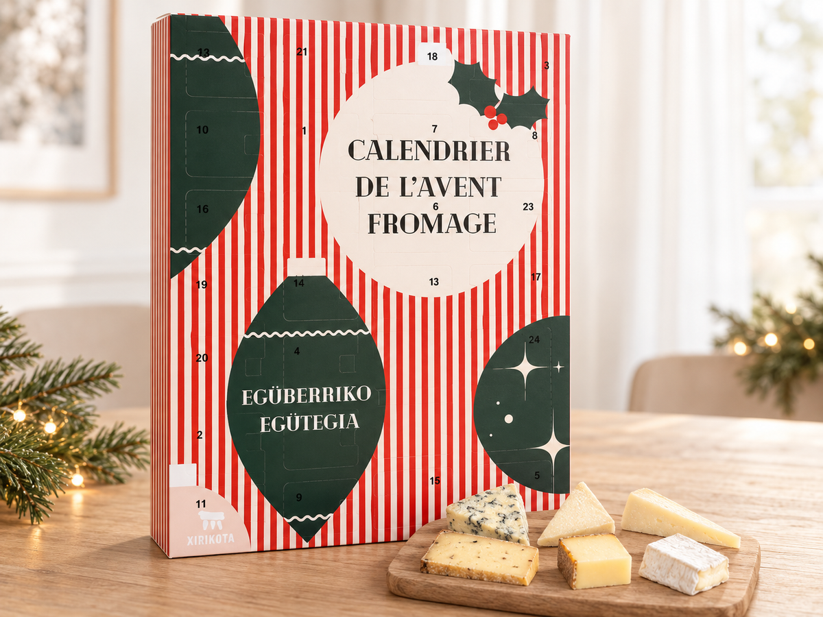 Calendrier de l'Avent Fromage Basque Xirikota 2026