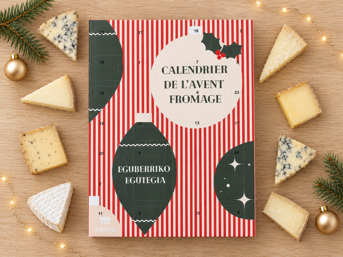 Calendrier de l'Avent Fromage Basque Xirikota 2026
