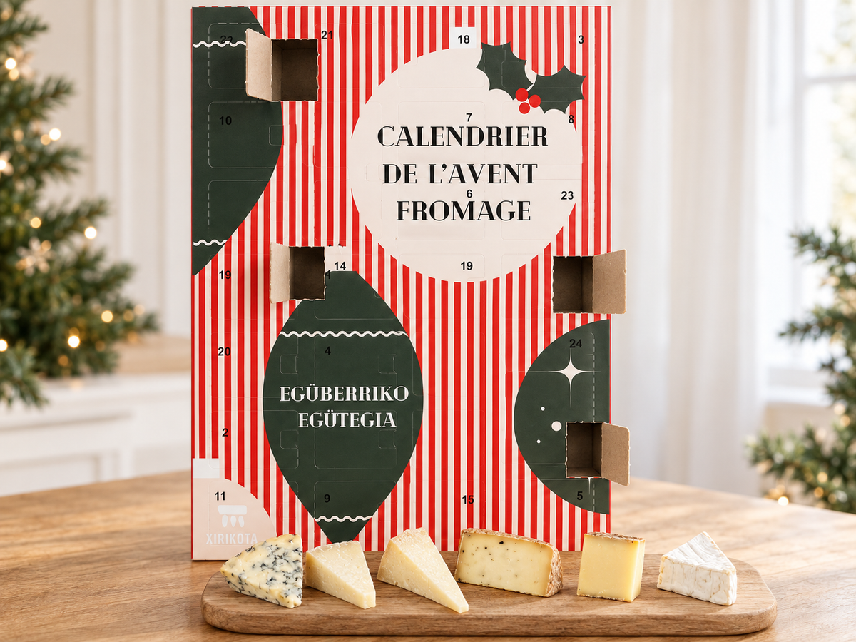 Calendrier de l'Avent Fromage Basque Xirikota 2026