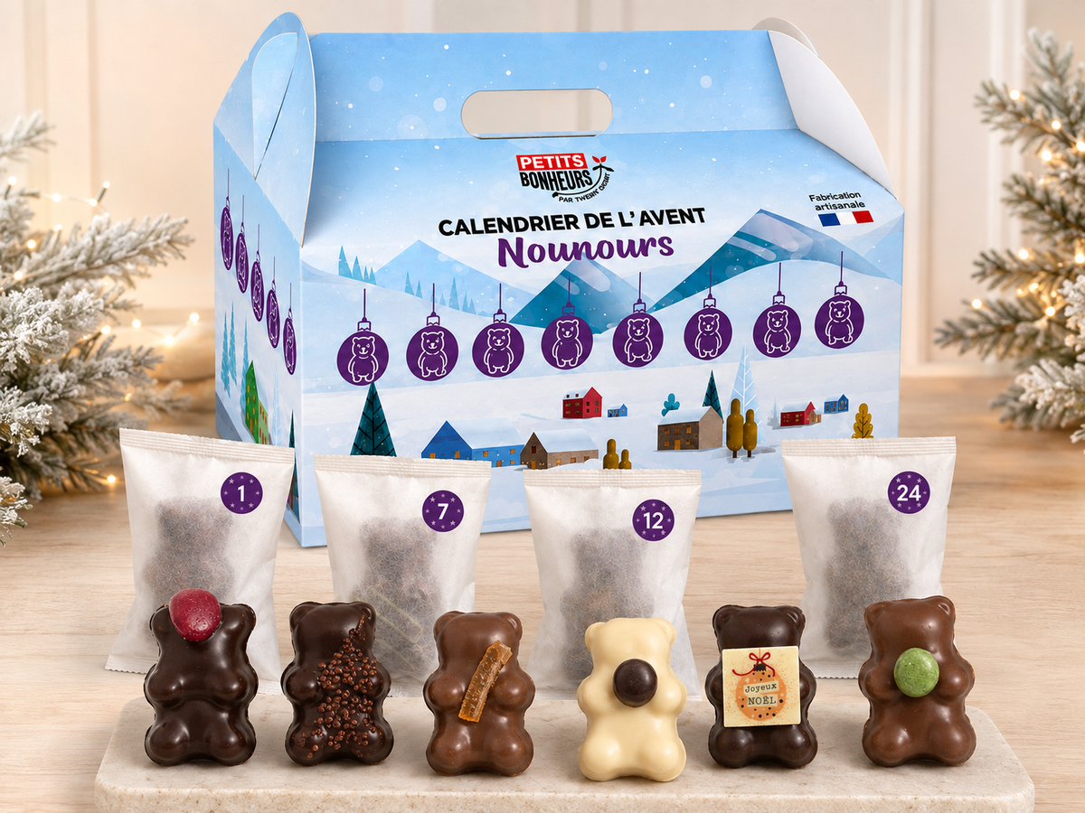 Calendrier de l'Avent 100% Nounours en Chocolat 2026 – photo 3