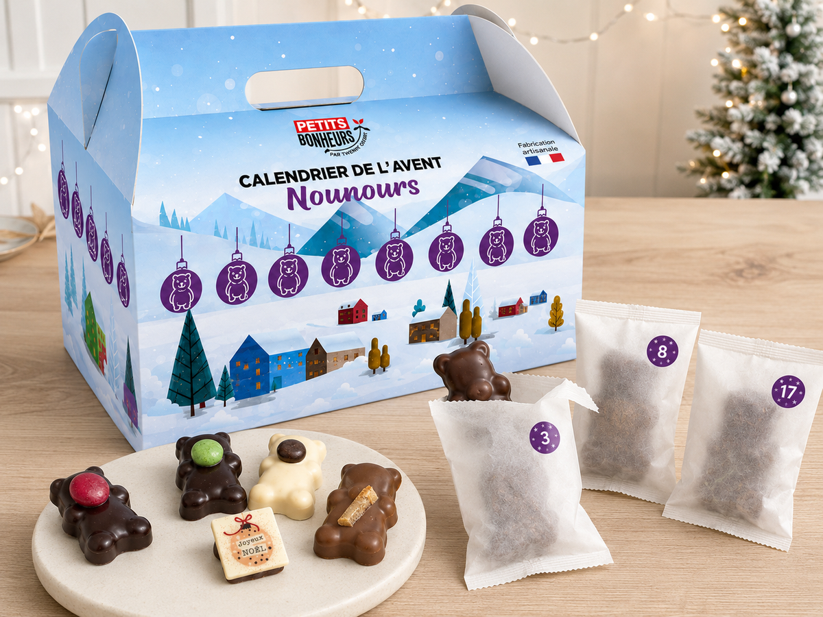 Calendrier de l'Avent 100% Nounours en Chocolat 2026 – photo 4
