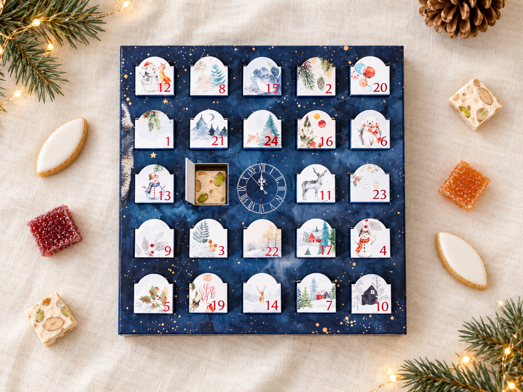 Calendrier de l'Avent Nougat Laurmar 2026 - 25 nougats de Provence