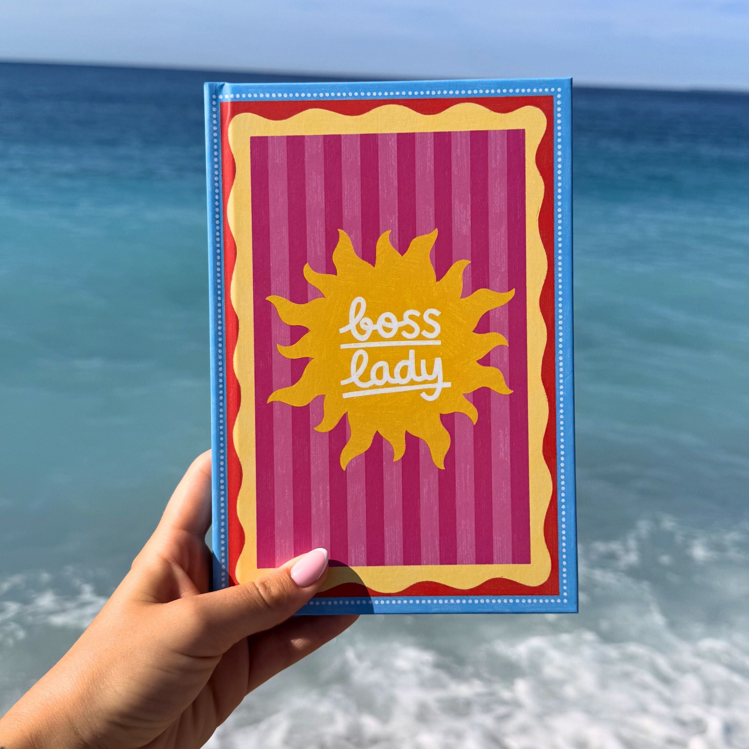 Carnet Boss Lady à la couverture colorée, cadeau papeterie pour femme