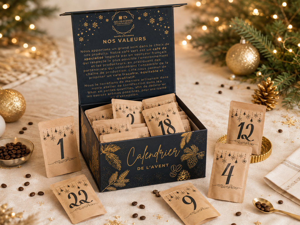 Calendrier de l'Avent Arlo's Coffee 2026 - 24 cafés artisanaux