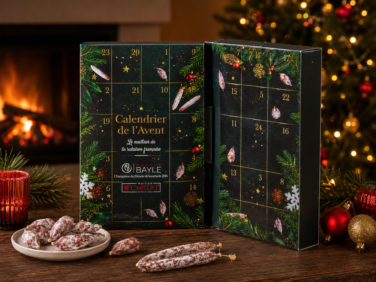 Calendrier de l'Avent Saucissons Artisanaux 2026 Maison Chillet