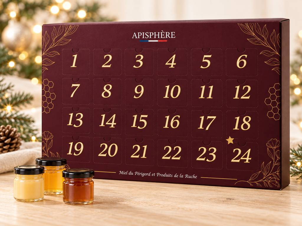 Calendrier de l'Avent Miel et Produits de la Ruche Apisphère 2026