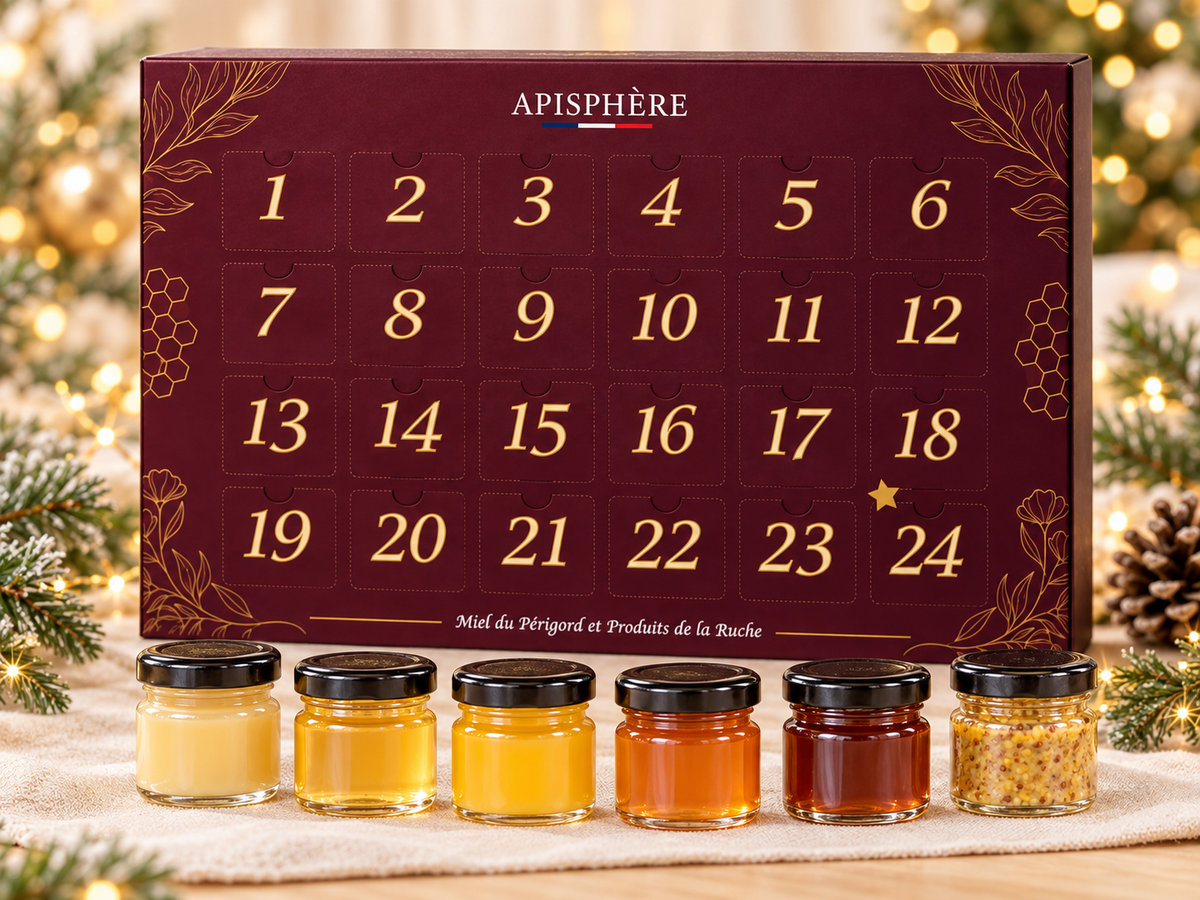 Calendrier de l'Avent Miel et Produits de la Ruche Apisphère 2026