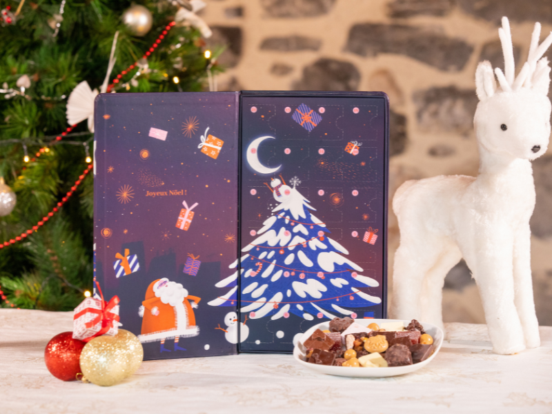 Calendrier de l'Avent Douceurs Chocolatées de Noël Clément Delomier
