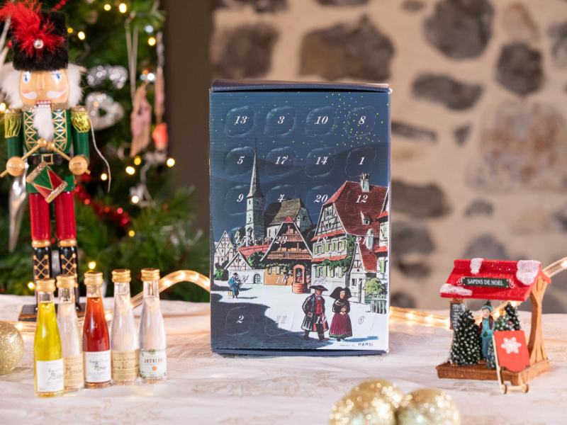 Calendrier de l'Avent liqueurs et spiritueux artisanaux Nusbaumer