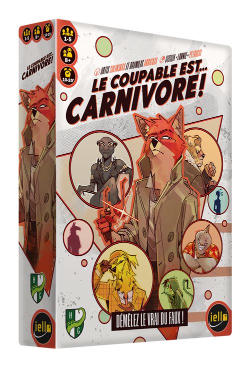 Casse-tête Iello Le Coupable est… Carnivore!