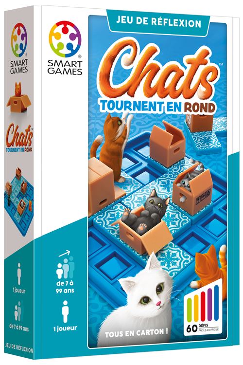 Casse-tête Smartgames Chats tournent en rond
