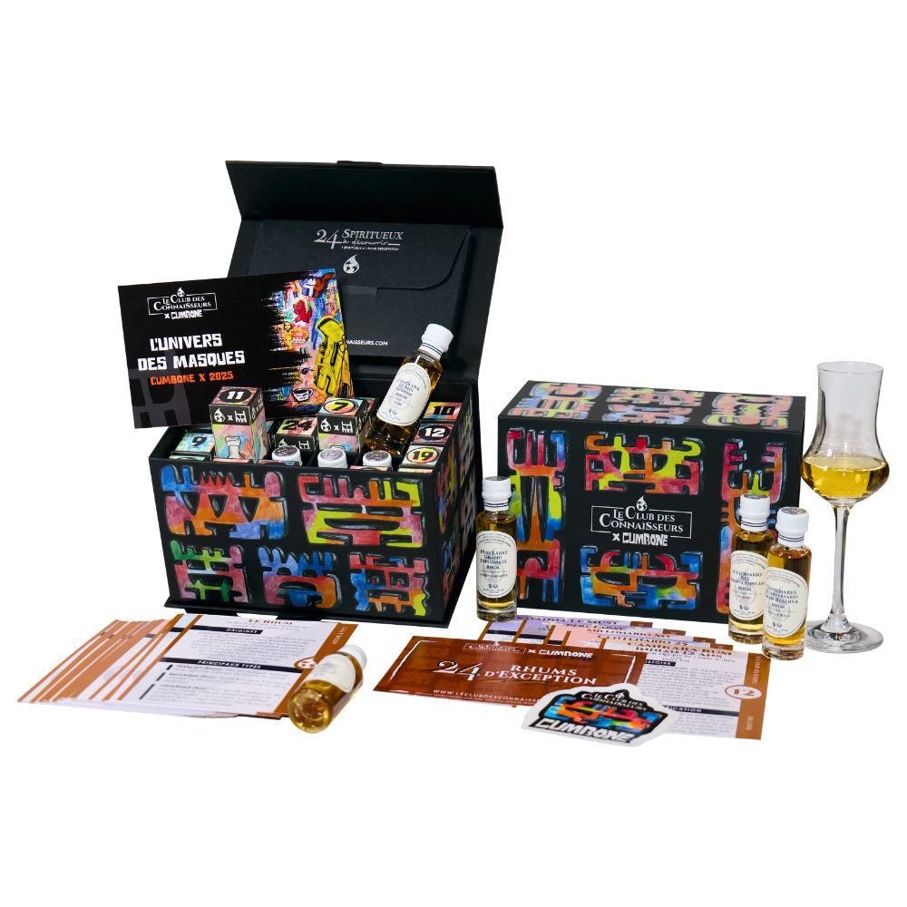 Calendrier de l'Avent Rhum d'Exception Édition Cumbone 2025 Le Club des Connaisseurs